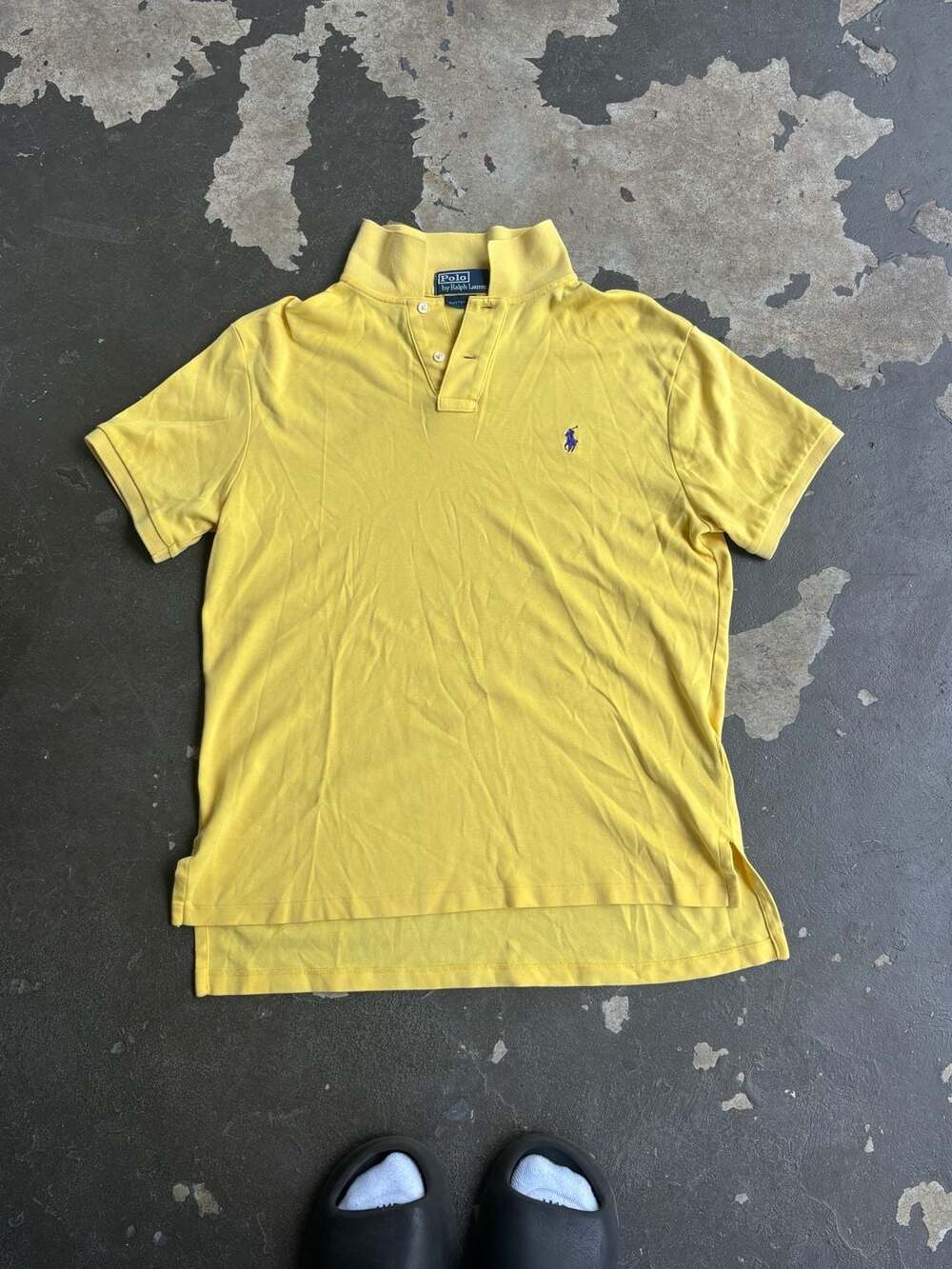 Polo Ralph Lauren Custom Fit Yellow Polo Shirt